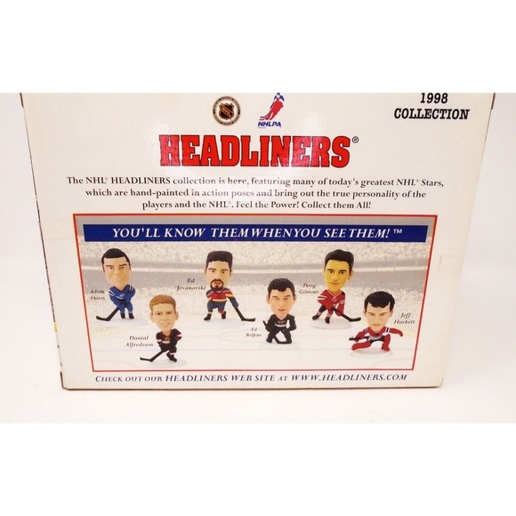 1998 Headliners 4 Rising Stars Hockey Figures Arnott Alfredsson Thornton Palffy - Picture 8 of 11